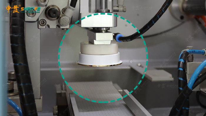Round Cap Closure Auto Hot Stamping Machine Quick Fixture Changing