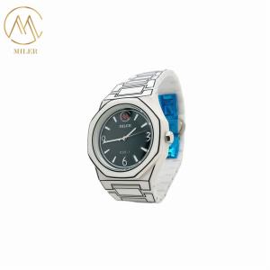 Wholesale 7 Colors Stainless Steel Strap Watch Waterproof 30ATM Quartz Wrist Watch from china suppliers