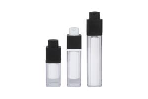 Wholesale 15ml 30ml 50ml PMMA PP Airless Pump Bottle Plastic Skincare Container from china suppliers
