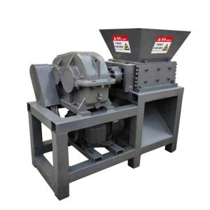Wholesale Low Noise Double Shaft Shredder Machine With Big Feeding Hopper / Sharp Edge Alloy Blades from china suppliers