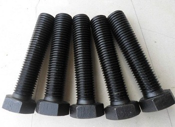 DIN933 931 Grade 8.8 Stainless Steel Hexagon Head Bolts M20 M24 M30 Black Oxide Hex Head Bolts