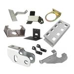 Custom Aluminum Alloy Sheet Metal Stamping Parts Bending Black Surface Treatment