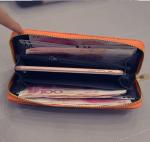 0.2kg 19x10cm Ladies Genuine Leather Wallets 10cm Silk Screen Printing ROHS
