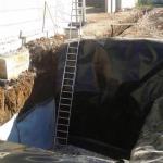 Waterproof Plastic Pond Liner 1.0mm HDPE Geomembranes within Length 50-200m