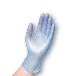 Wholesale XS Blue Disposable Medical Vinyl Gloves For Lab Examination from china suppliers