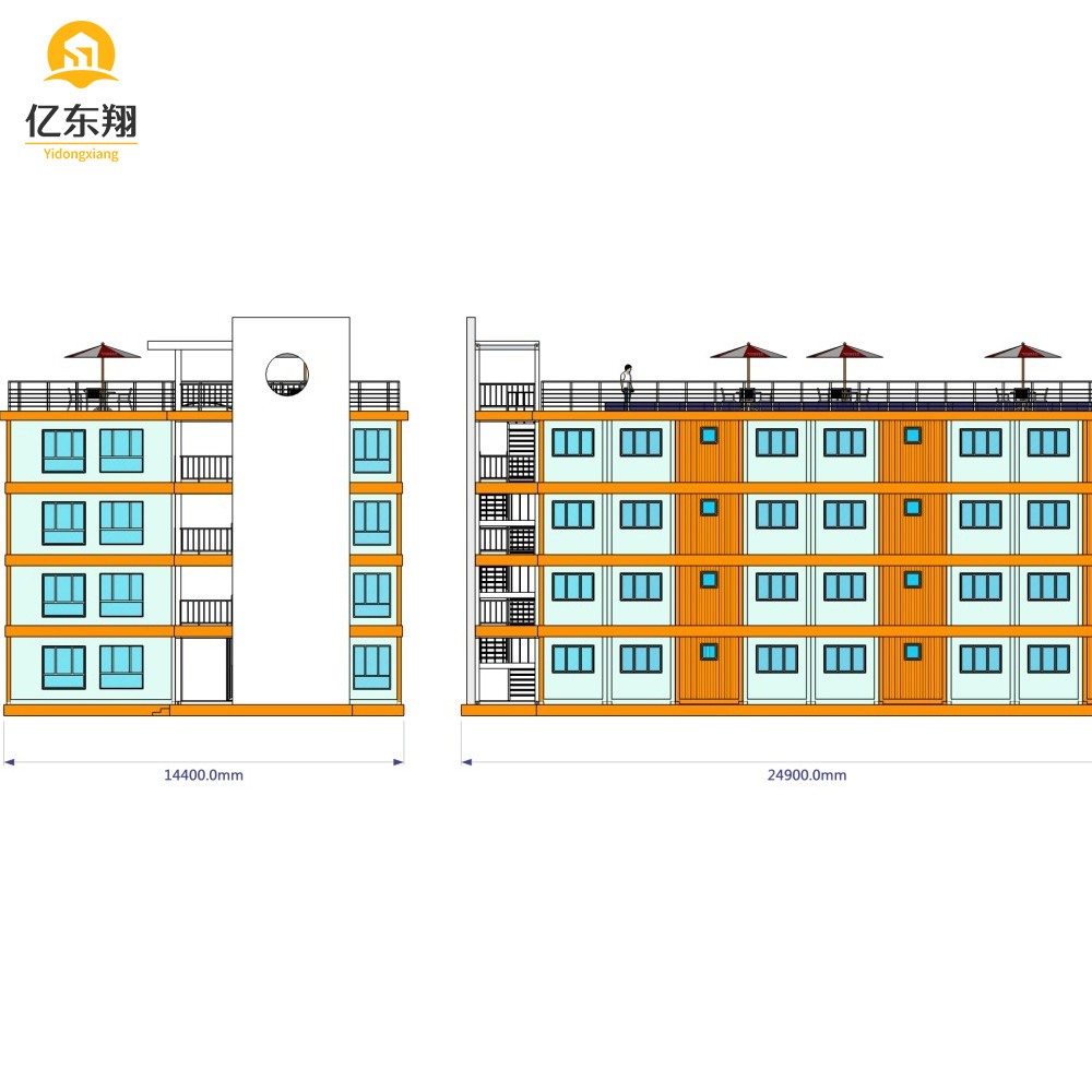 Steel Multi Storey Apartment Building Office Steel Structure Building Construction