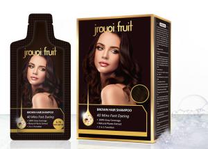 Wholesale High Quality No Side Effect Organic Herbal Hair Dye Shampoo Brown Color Shampoo from china suppliers