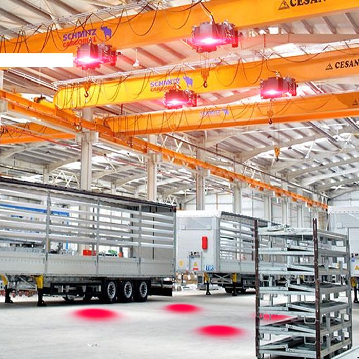 Wetech 60W High Power LED Overhead Crane Warning and Safety Lights