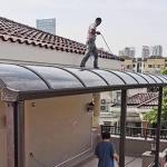 Awning awning Aluminum luxury garden awning awning for sale