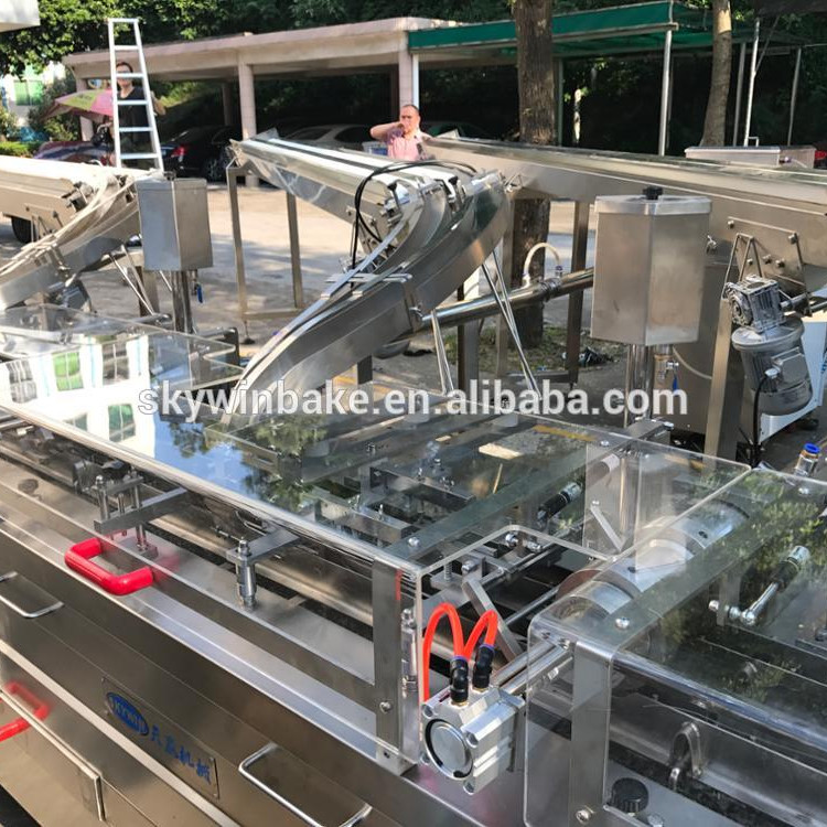 Two Lane Biscuit Sandwich Machine With Trayless On Edge Packing Machine