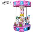 Crown Carousel 3 Players Merry Go Round For Amusement Park