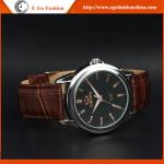 005A New Fashion Women Men Quartz Stainless Steel Watch Rhinestones Couple