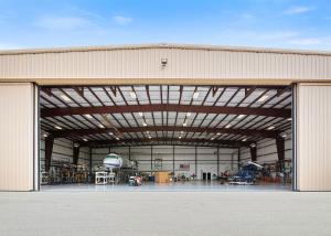 Wholesale Paint / Galvanized Surface Prefabricated Hangar Steel Construction Hangar For Aircraft from china suppliers