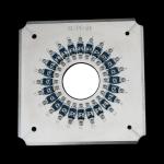 24 Ports SC UPC Connector Polishing Fixture Jig Heat Treated For Fiber Polisher