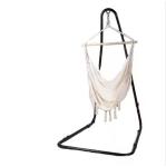 Adjustable Heavy Duty Hammock Chair Steel Stand for Outdoor Furniture in L Shape