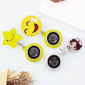 Wholesale Multipattern Nurses Clip On Fob Watch , 9H Glass Electronic Fob Watch from china suppliers