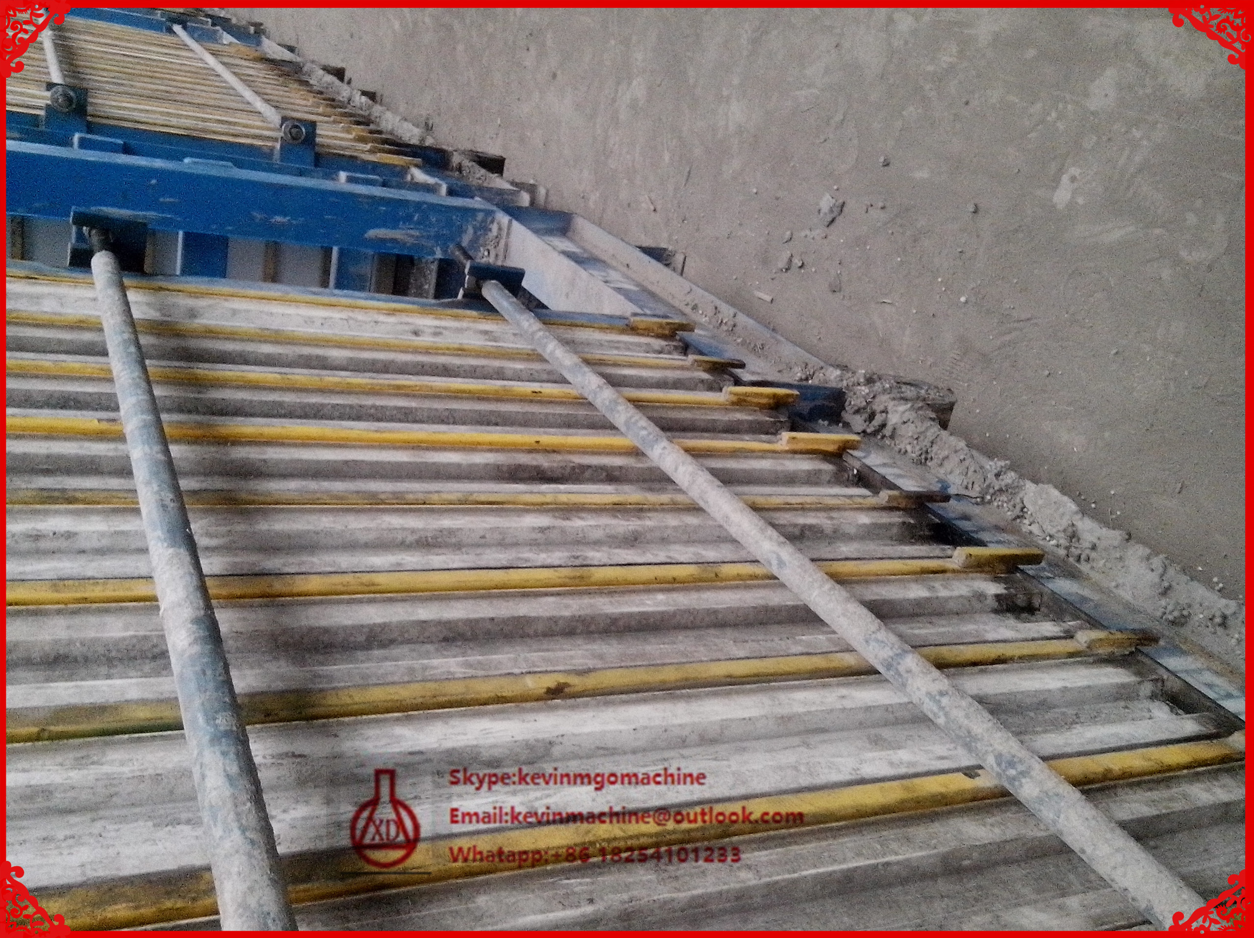 Rolling / Moulding / Laminating Magnesium Oxide Board Production Line High Speed