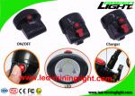 3.7V Li - Ion Battery Mining Cap Lights Rechargeable 13 - 15 Hours Lighting Time
