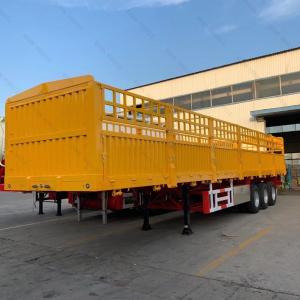 Wholesale 80 Tons Side Board Van-type Utility Cargo Truck Semi Trailer With Container Lock from china suppliers