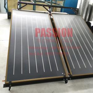 Wholesale Copper Pipe Blue Flat Plate Solar Collector 3000L Hotel Solar Water Heater from china suppliers