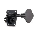 4R Black Bass Guitar Tuning Pegs Heads Knobs Tuners Open Frame