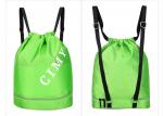 Customized Drawstring Beach Bag , Drawstring Swim Bag With Wet Dry Separation