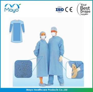 Wholesale Surgeon Apron Sterile Surgical Gowns Knitted Cuff Level 4 Medical Gown from china suppliers