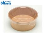 Food Grade Disposable Paper Products For Take Away Salad PLA Coated Eco Friendly