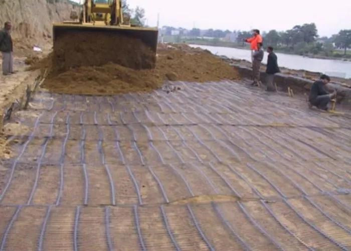 Uniaxial Width 3m 150kN/M Soil Stabilization Grid