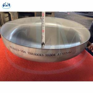 Wholesale SS304 THA Torispherical Head Dish End 500mm Diameter 3mm Thickness from china suppliers