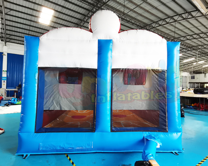 Shooting Games Basket Ball Toss Races Inflatable Basketball Goals