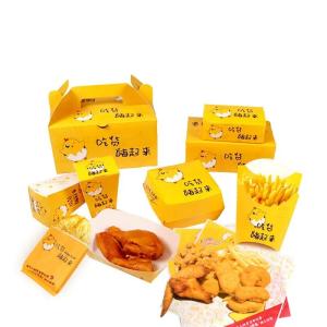 Wholesale Bio Paper Carry Out Boxes Food Packaging Takeaway Kraft Food Containers from china suppliers