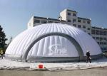 200 persons 18 meters round giant white inflatable dome tent with removable