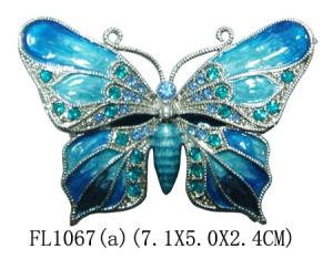 Wholesale New Products Metal Butterfly Custom Jewelry Box from china suppliers