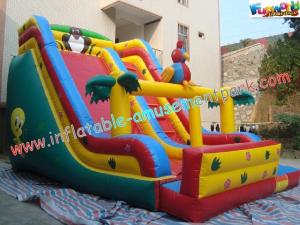 Wholesale PVC Tarpaulin Giant Dry Commercial Inflatable Slide Combo Games With Customized from china suppliers