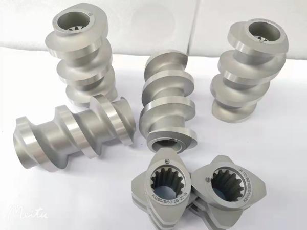 58 MC18 Convey Screw Segments Vacuum Quenching Heat Treatment for Co-rotating