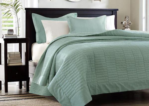European Style Cotton Full Size Bed Quilt , Real Simple 3Pcs King Size Bed