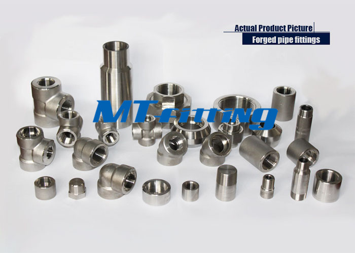 8 inch - 4 inch Forged High Pressure Pipe Fittings , S32750 Stainless Steel Swage Nipple
