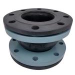SS316 Single Ball Flange EPDM Rubber Face Fully Sealed Rubber Expansion Joint