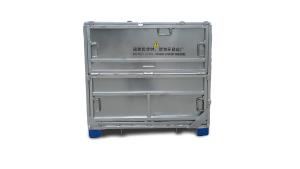 Wholesale Half Drop Gate Stainless Steel Totes Metal IBC Tank Easy To Move from china suppliers