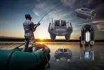 2.4GHZ Digital Eagle Finder Intelligent RC Fishing Boat, GPS Bait Boat Black RYH