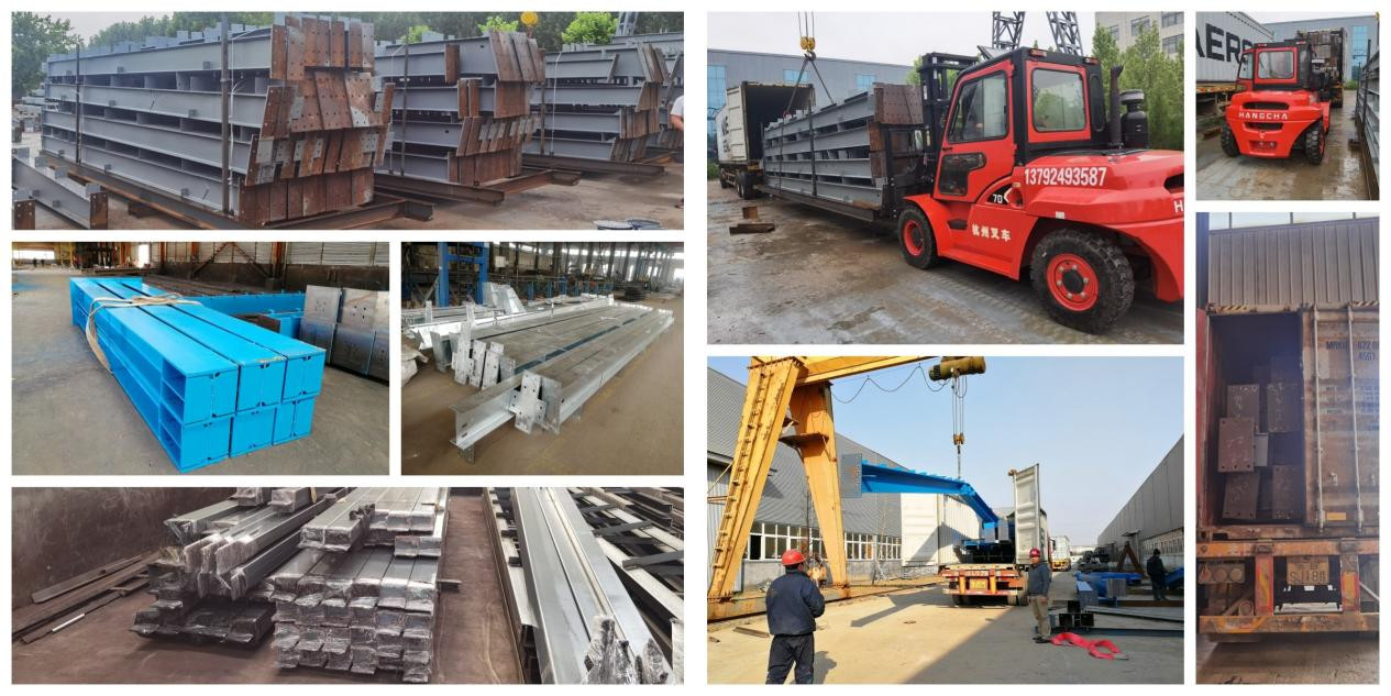 Low Cost Metal Garage Workshop Prefabricated High Quality Customazition