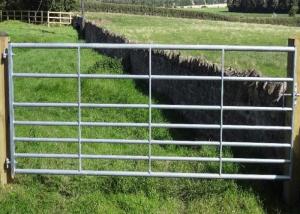 Wholesale Powder Coated Round Tube Welded 1.8m Tall Metal Corral Fence from china suppliers
