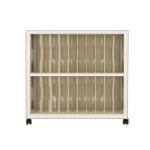 Mobile Office Financial Account Shelves Cabinet With Wheel Metal Storage Rack