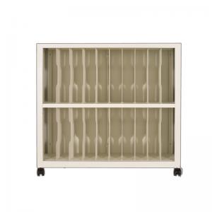 China 0.5-1.2mm Steel Document Cabinet White Color Steel Filing Rack RAL Colors on sale
