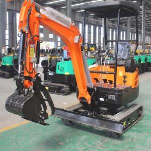 Wholesale ODM 1T Hydraulic Excavator Machine Boom Sway Mini Bagger Excavator from china suppliers
