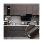 Modern Design PVC Dark Gray Glossy Foil Sticker for Removable Furniture