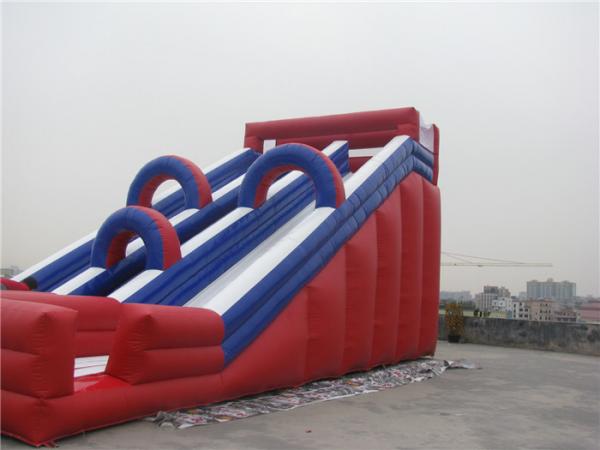 Quality Musement Park Giant Inflatable Water Slide For Rent Fire Resistance for sale