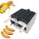 Voltage 220V/110V Waffle Makers Banana Shape 1800W Electric Waffle Machine 10PCS