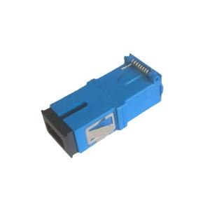 Wholesale SC Type Plastic Fiber Optic Adapter for Indoor / Outdoor Compatibility from china suppliers